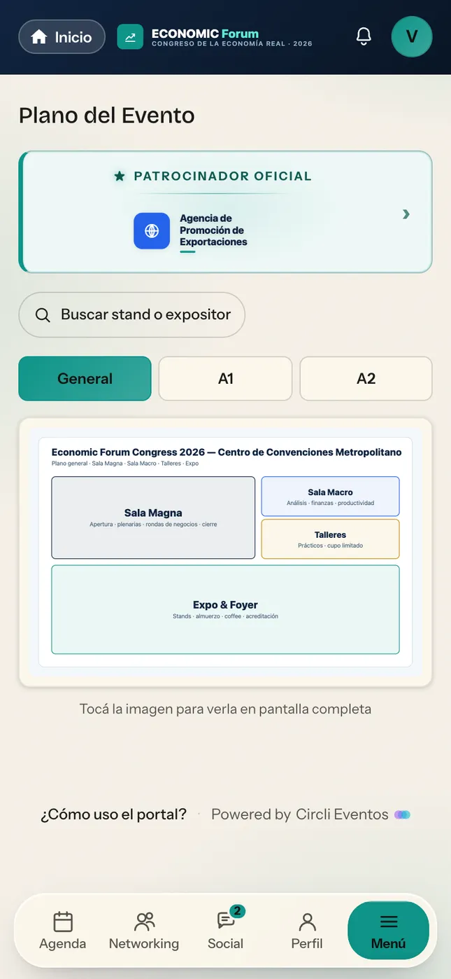 Portail du participant: Plan