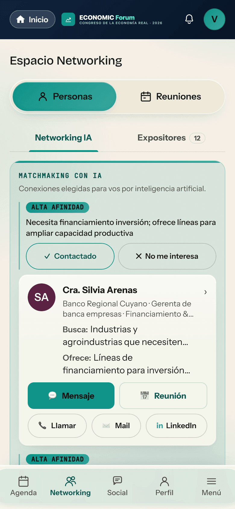 Matchmaking con IA: a quién conocer y por qué.